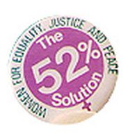 A Button Promoting the 52% Solution, n.d. A Button Promoting the 52% Solution, n.d.