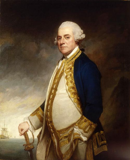 Governor Charles Hardy (1714-1780). Painting by George Romney, 1780. Licensed under Public Domain via https://commons.wikimedia.org/wiki/File:Admiral_Sir_Charles_Hardy,_1780.jpg - Wikimedia Commons Governor Charles Hardy (1714-1780)