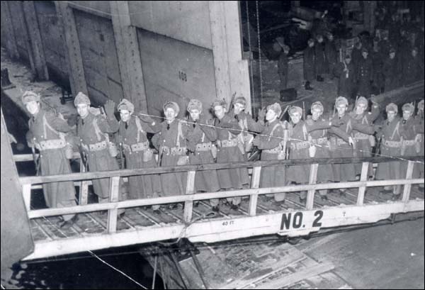 Leaving for Newfoundland, ca. 1941
