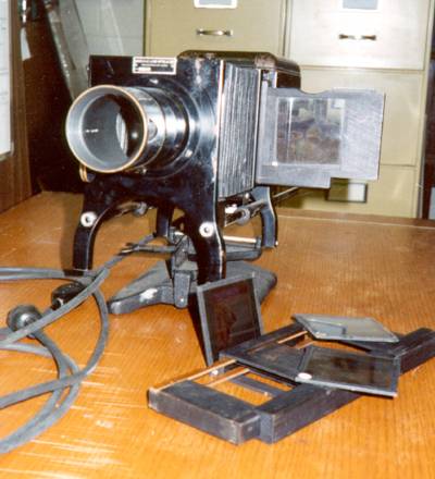 A 1940s Bausch and Lomb projector