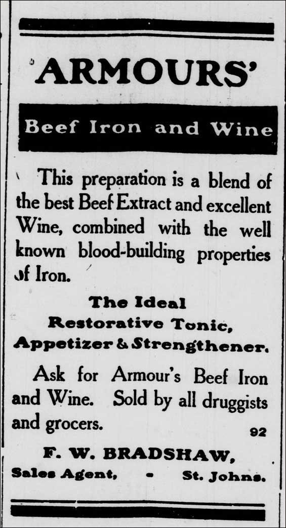 Armours Beef Iron Wine