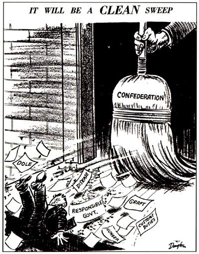 Independent and Pro-Confederate Cartoons: The Confederation Debate