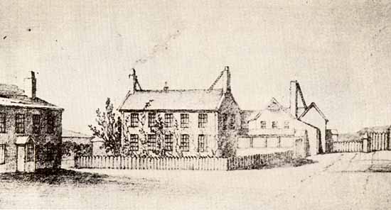 Government House at Fort Townshend in 1831 Government House at Fort Townshend in 1831