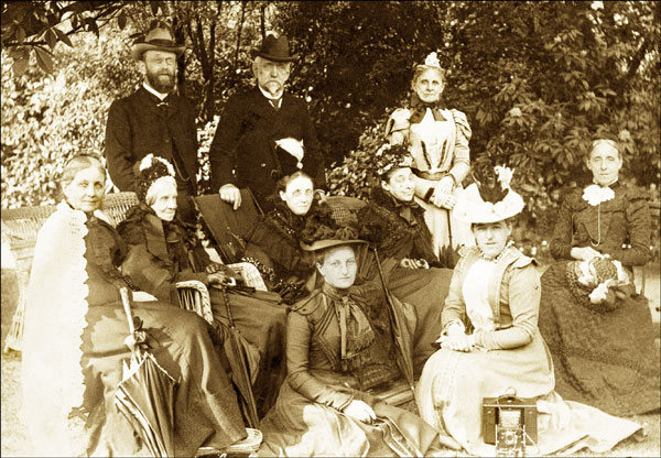 Group Photo Showing Jessie Carson Job, ca. 1900