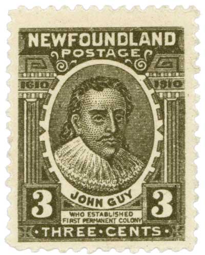 John Guy Commorative Stamp, 1910