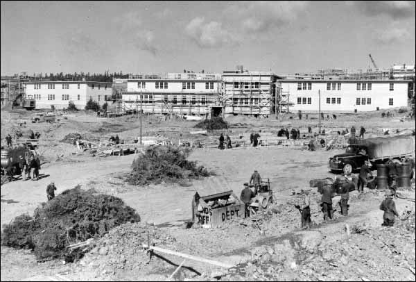 Construction at Pepperrell, 1941 Construction at Pepperrell, 1941