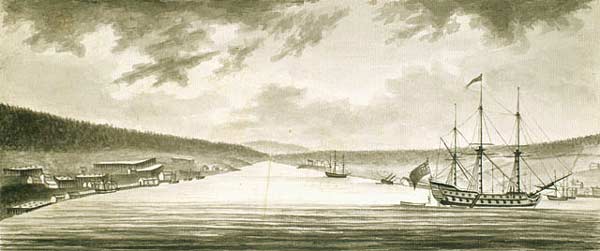 A Royal Navy Vessel, 1786