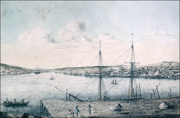 St. John's Harbour, late 18th century St. John's Harbour, late 18th century