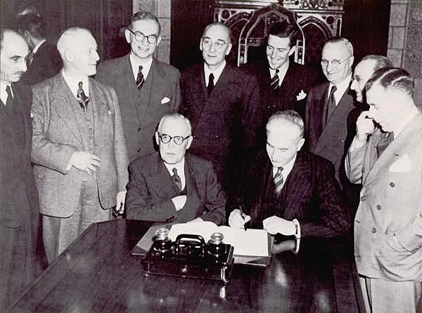 Signing of the Terms of Union