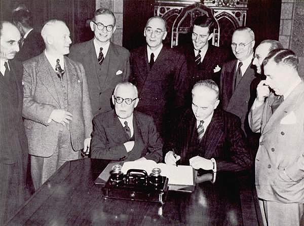 Signing of the Terms of Union Signing of the Terms of Union