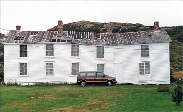 Asbourne Longhouse, Twillingate, NL, before Restoration