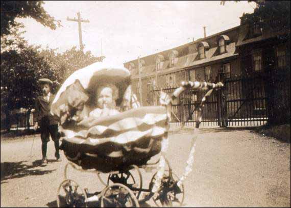 A Participant in a Perambulator Parade Held in St. John's in the 1920s