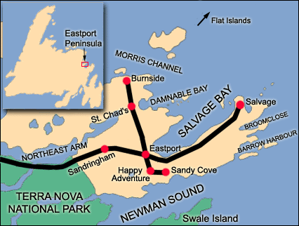 Eastport Peninsula Map