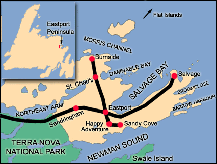 Eastport Peninsula Map Eastport Peninsula Map