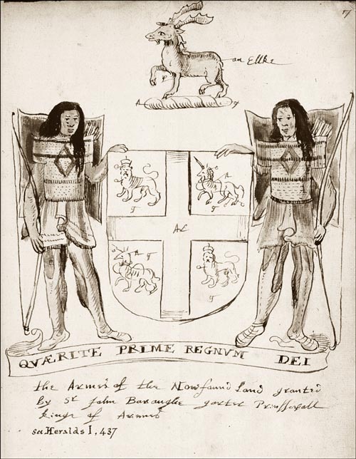 The Coat of Arms Granted to Sir David Kirke in 1638
