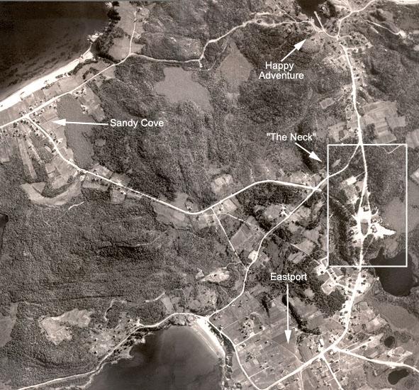 Aerial view of 'The Neck', 1968 Aerial view of 'The Neck', 1968