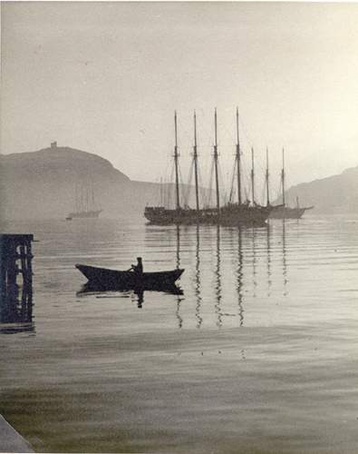 Portuguese ships at anchor in St. John's harbour