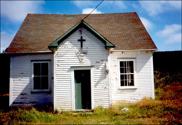 St. Joseph's Chapel, Blackhead, St. John's, NL, before Restoration St. Joseph's Chapel, Blackhead, St. John's, NL, before Restoration