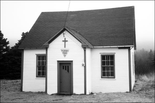 St. Joseph's Chapel, Blackhead, St. John's, NL, during Restoration