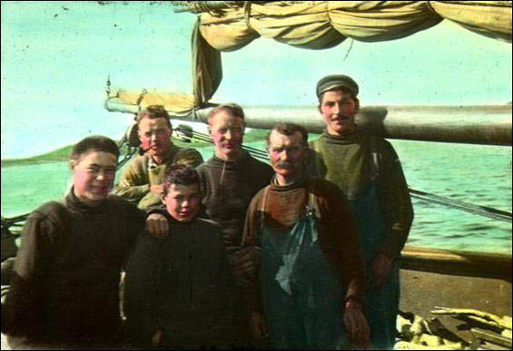 Crew of Strathcona, July 1921