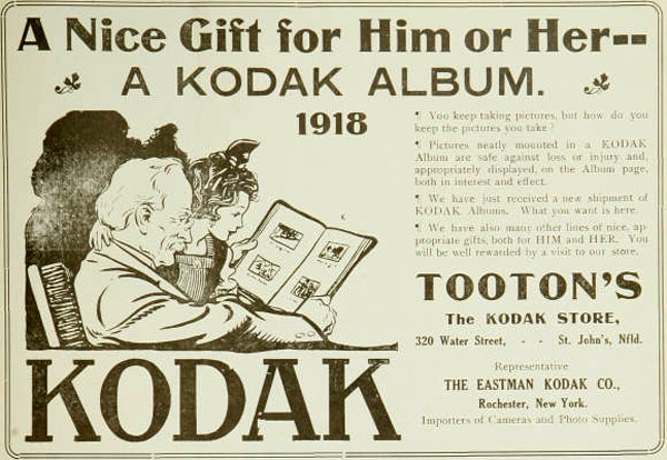 Tooton's advertisement, 1918 Tooton's advertisement, 1918