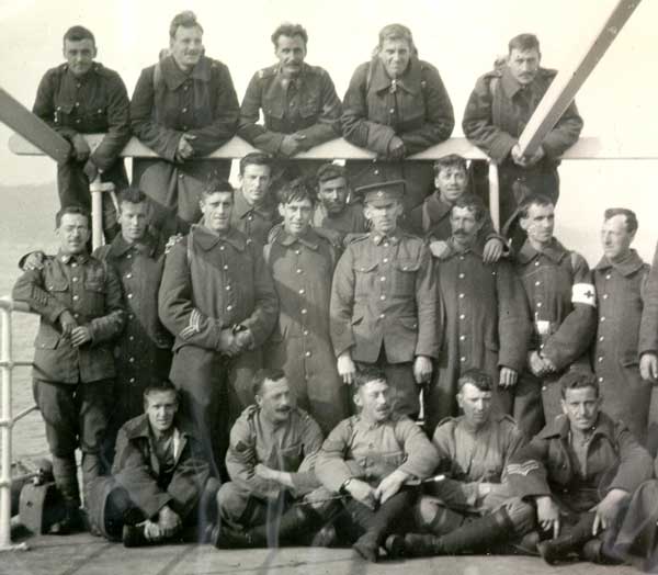 Blue Puttees aboard the <em>Florizel</em>, October 1914