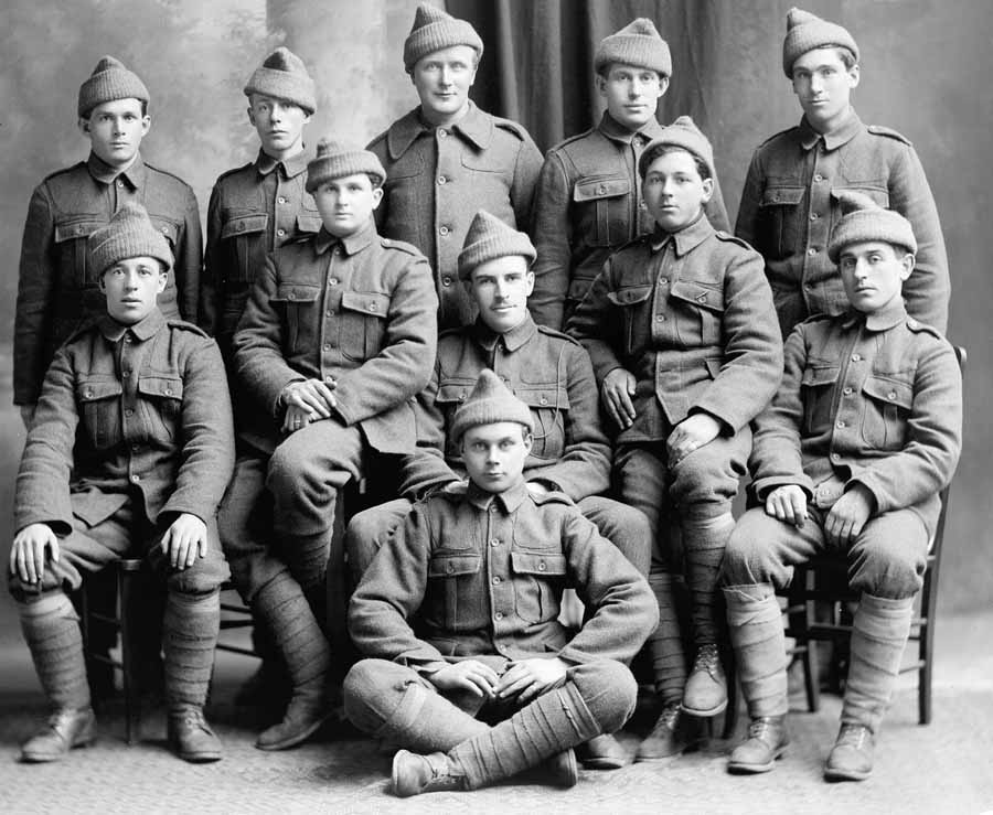 Group Photos, Royal Newfoundland Regiment in the First World War