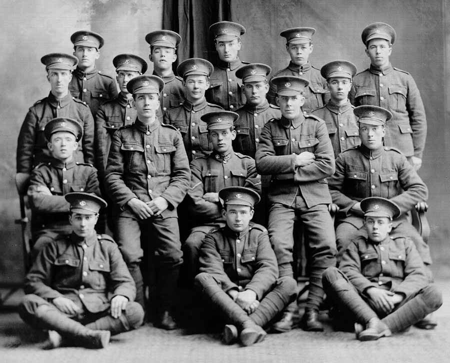 Group Photos, Royal Newfoundland Regiment in the First World War