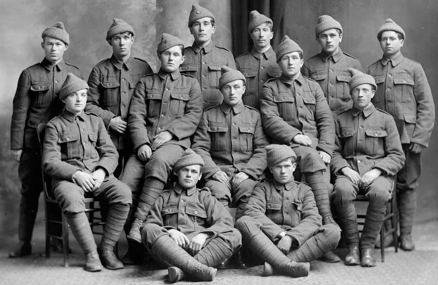 Group Photos, Royal Newfoundland Regiment in the First World War