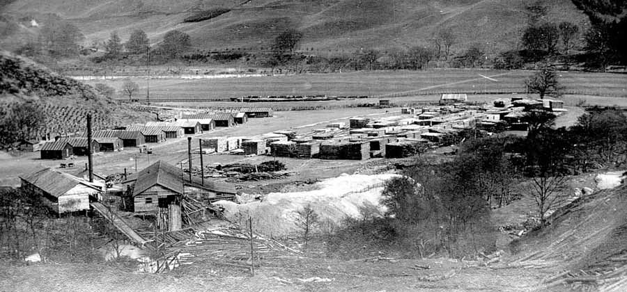 Newfoundland sawmill in Craigvinean, Scotland, n.d.