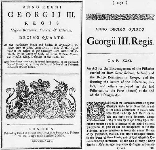 The cover and first page of Palliser's Act