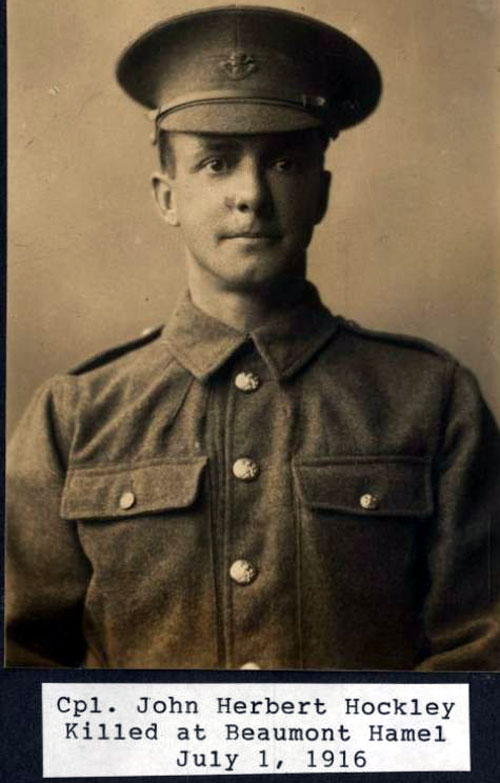 Cpl. John Herbert Hockley