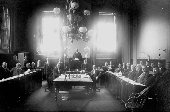 Chambre d'assemblée, vers 1914 