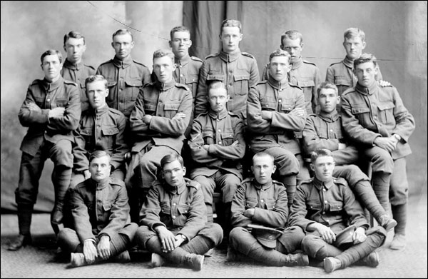 Soldats du Newfoundland Regiment, s.d.