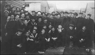 Royal Naval Reservists Awaiting Passage Home, Whitloe Camp, Cornwall, February 1919