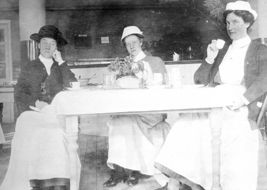 VAD Members Having Tea, n.d.