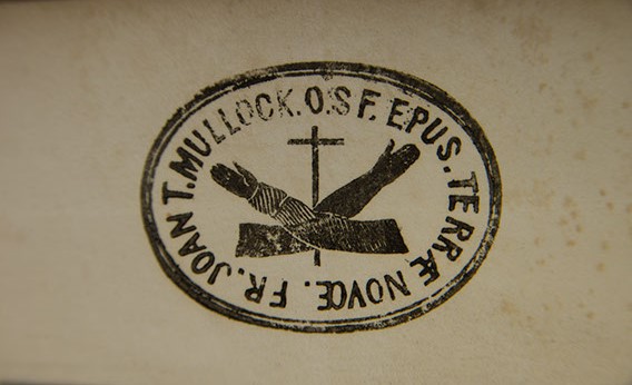 Mullock's Black Episcopal stamp