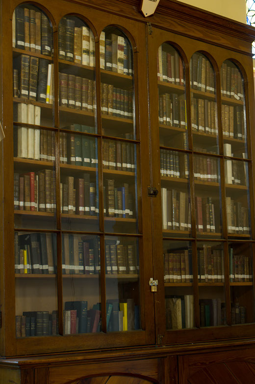 Bookcase in the Mullock Library