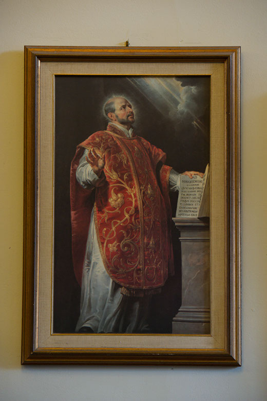 Painting of St. Bonaventure given by Mullock to St. Bonaventure&rsquo;s College