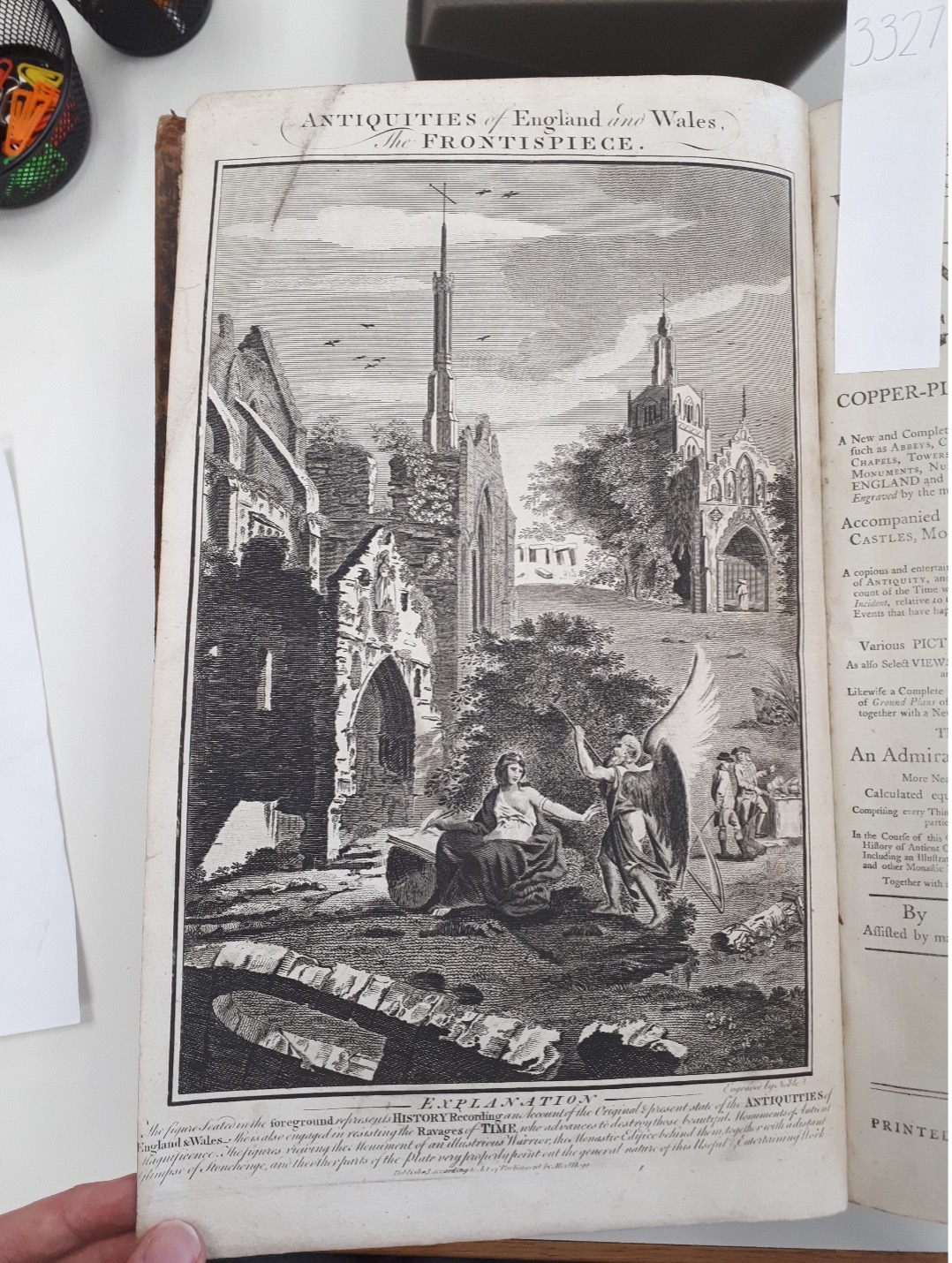  Complete Historical Description of Picturesque Views and Representations of the Antiquities of England and Wales (London: Alex Hogg, 1786),