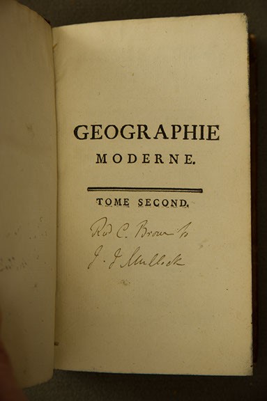 Nicolle de La Croix, <em>G&eacute;ographie moderne, pr&eacute;c&eacute;d&eacute;e d'un petit trait&eacute; de la sph&egrave;re et du globe, vols. 1-2</em>