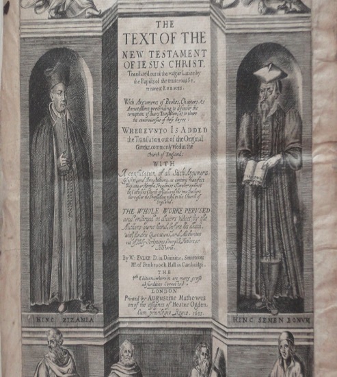  The Text of the New Testament of Jesus Christ (London:Augustine Matthewes and Hester Ogden, 1633).