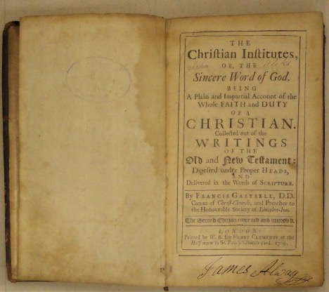 The Christian Institutes or, The Sincere Word of God