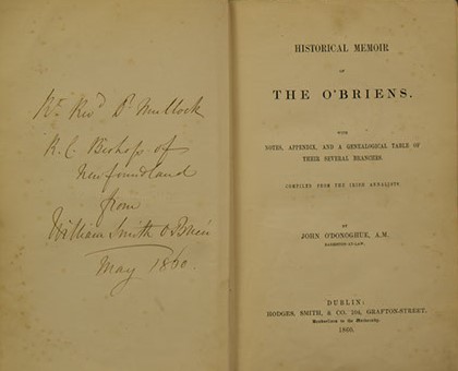 John O'Donoghue, Historical Memoir of the O'Briens: With Notes, Appendix, and a Genealogical Table of Their Several Branches 