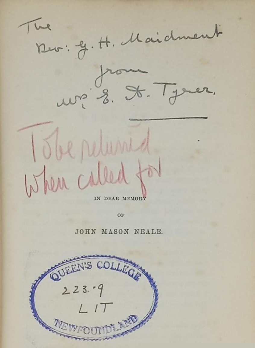  A Commentary on the Song of Songs. From Ancient and Mediaeval Sources