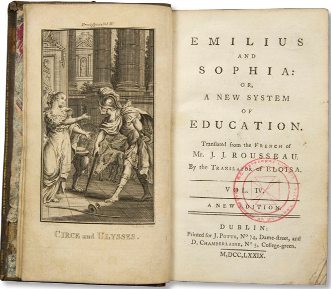 Jean-Jacques Rousseau, Emilius and Sophia: or, A New System of Education, vol.4