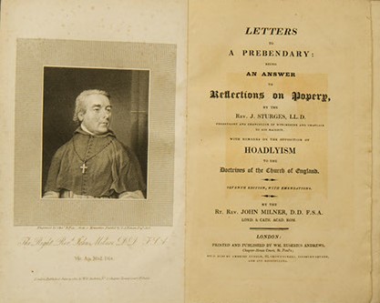 J. Sturges, Letters to a Prebendary: Being an Answer to Reflections on Popery (London: Eusebius Andrews, 1822).