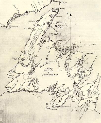 Map of the Island of Newfoundland, 1768