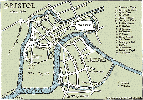 Map of Bristol