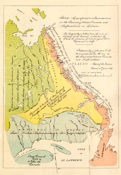 Sketch Map Prepared by J. Johnston